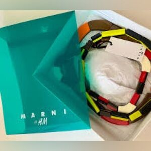 Marni x H&M Exclusive Multicolor Resin Statement Necklace